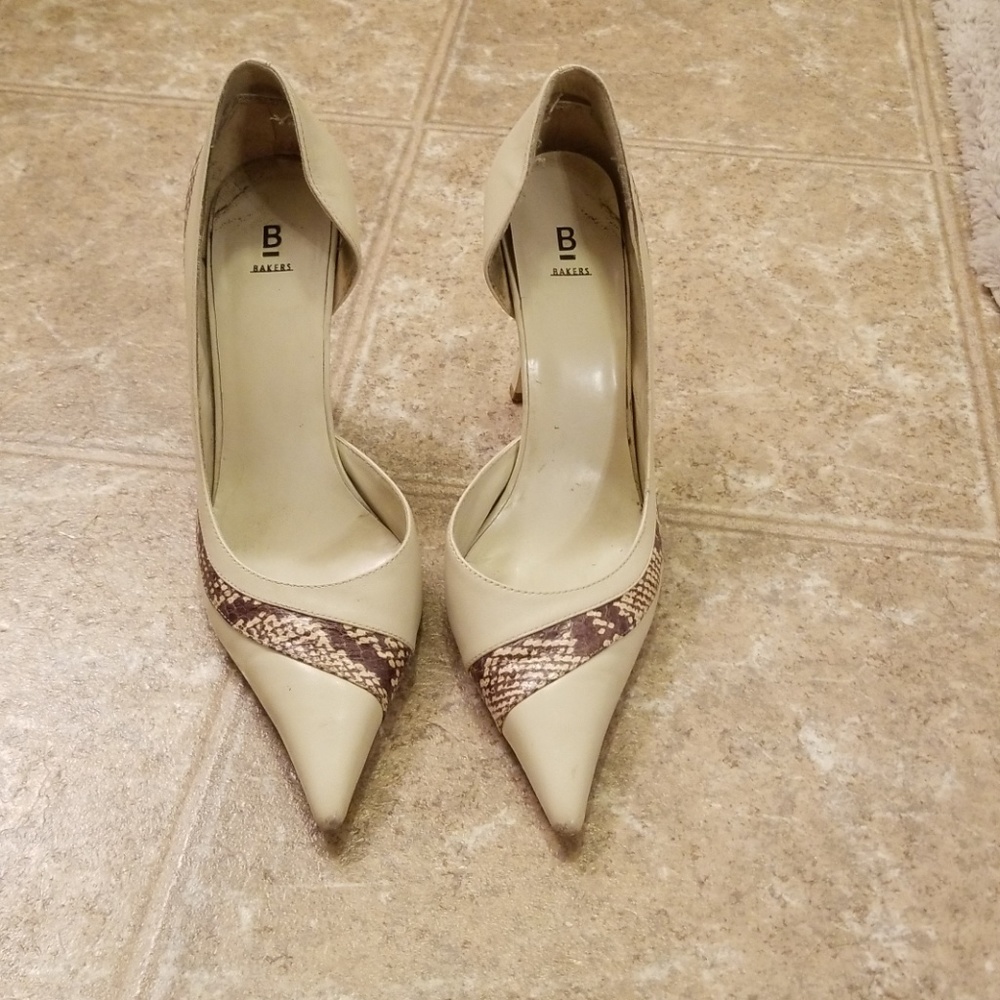 Bakers snakeskin heels
